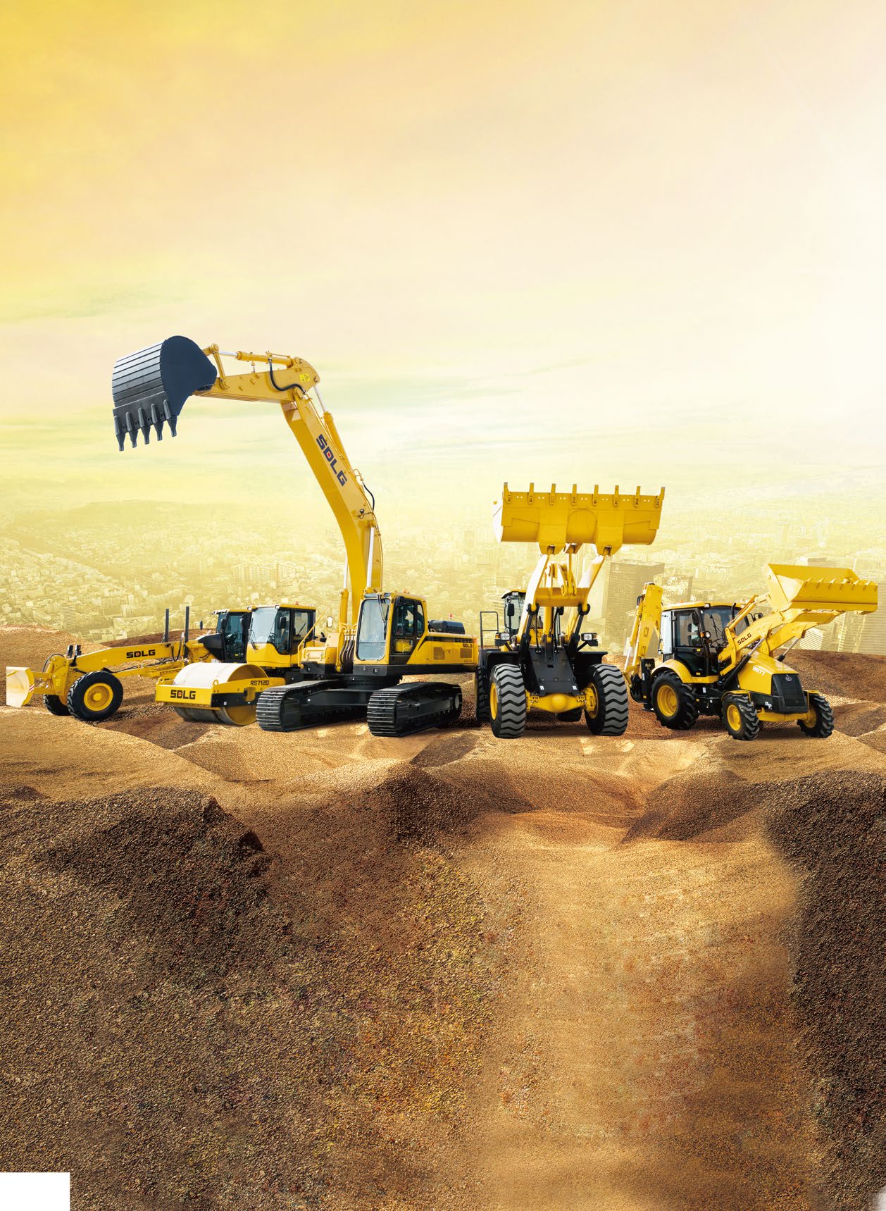 SDLG construction machinery lineup